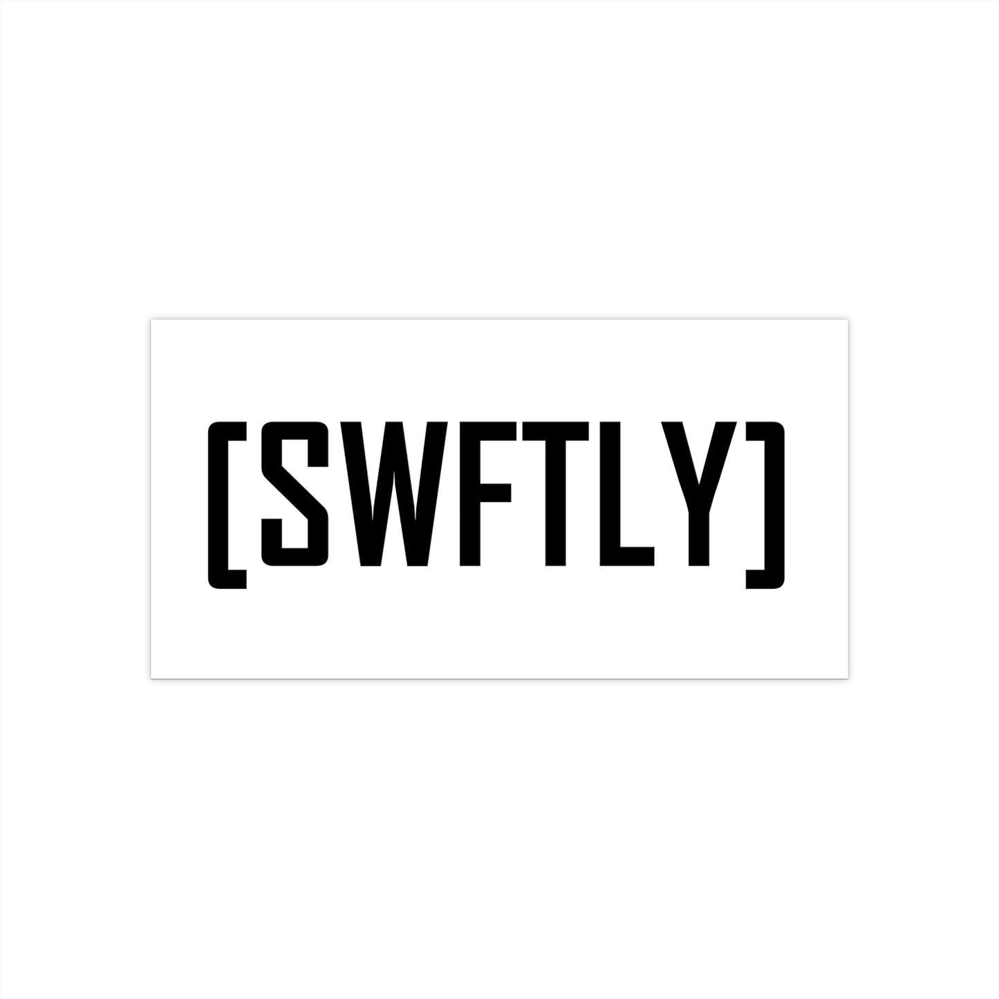 [SWFTLY] Sticker (White)