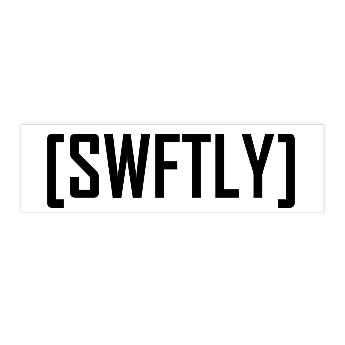 [SWFTLY] Sticker (White)