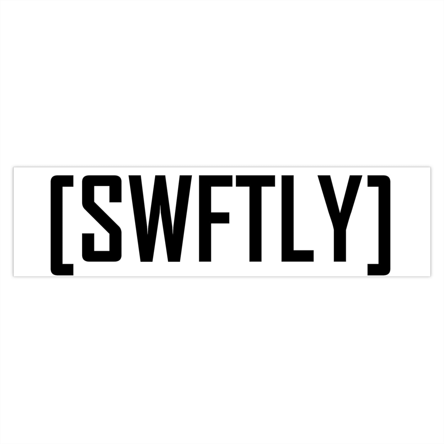 [SWFTLY] Sticker (White)