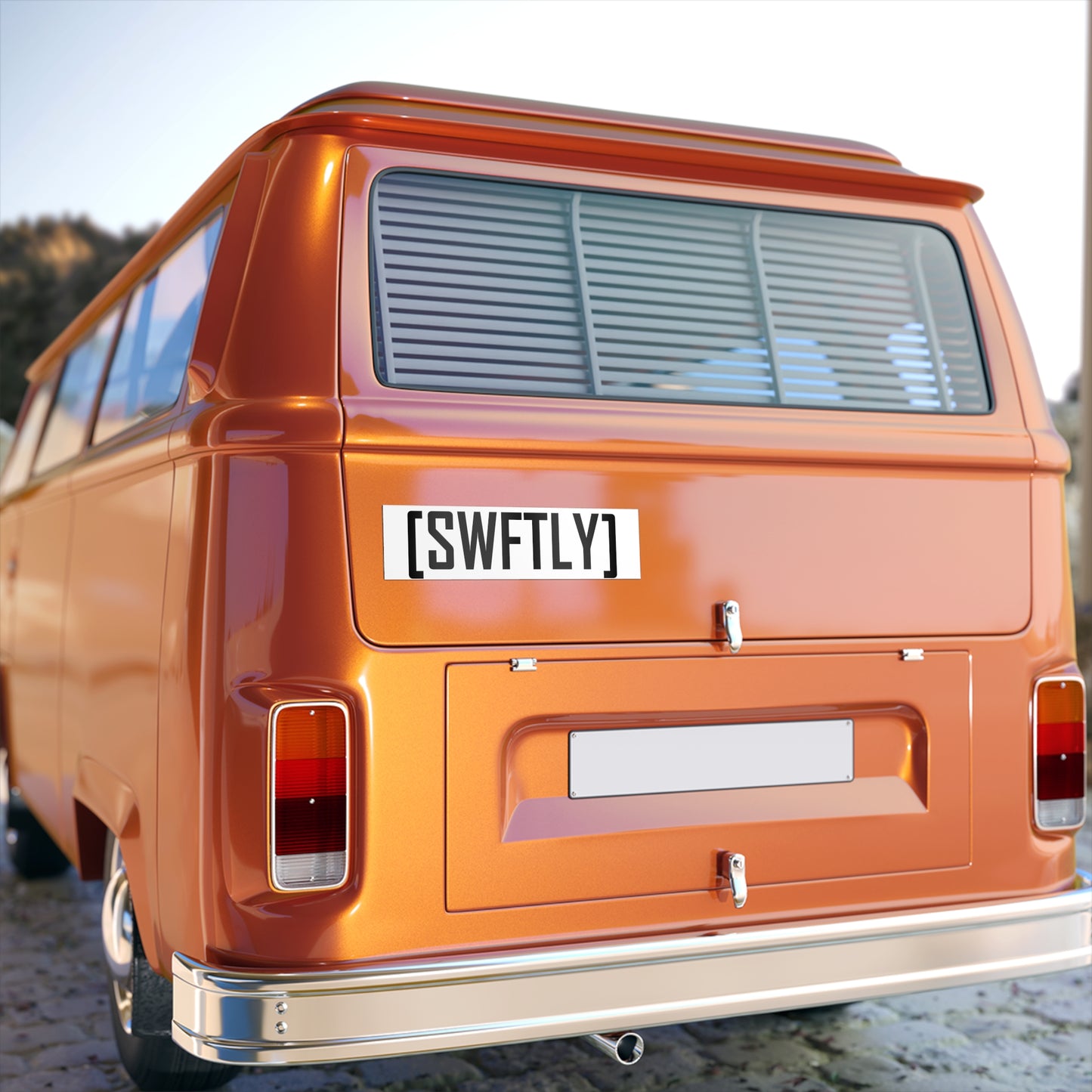 [SWFTLY] Sticker (White)