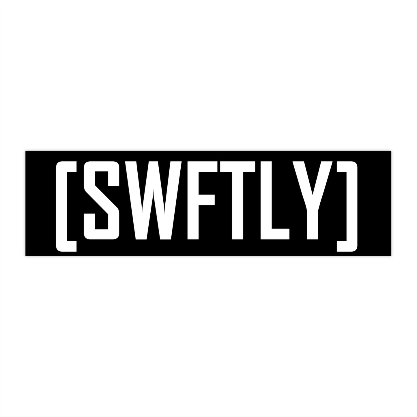 [SWFTLY] Sticker (Black)